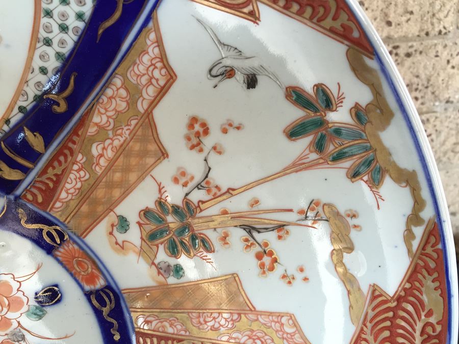 Large Antique Japanese Imari Charger Plate [Photo 11]