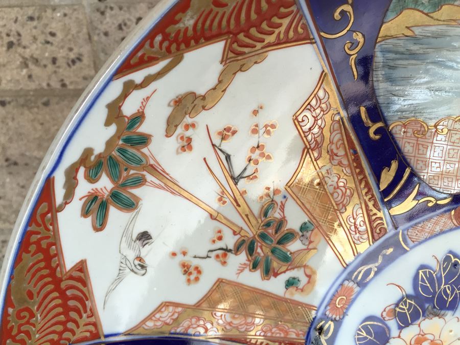 Large Antique Japanese Imari Charger Plate [Photo 7]