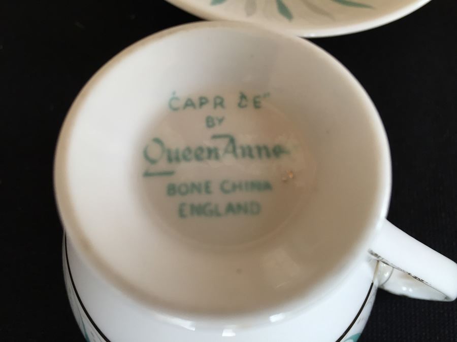 Mid-Century China Set Caprice By Queen Anne Bone China England [Photo 7]