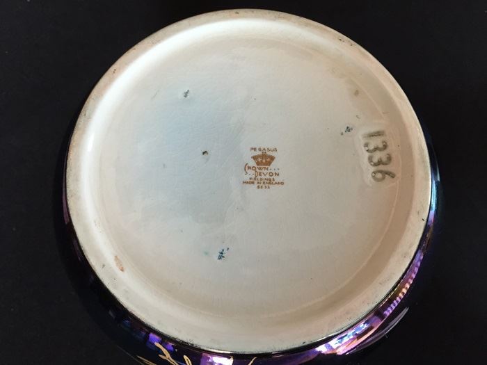 Pegasus Crown Devon Fieldings Made In England Bowl With Lid [Photo 13]
