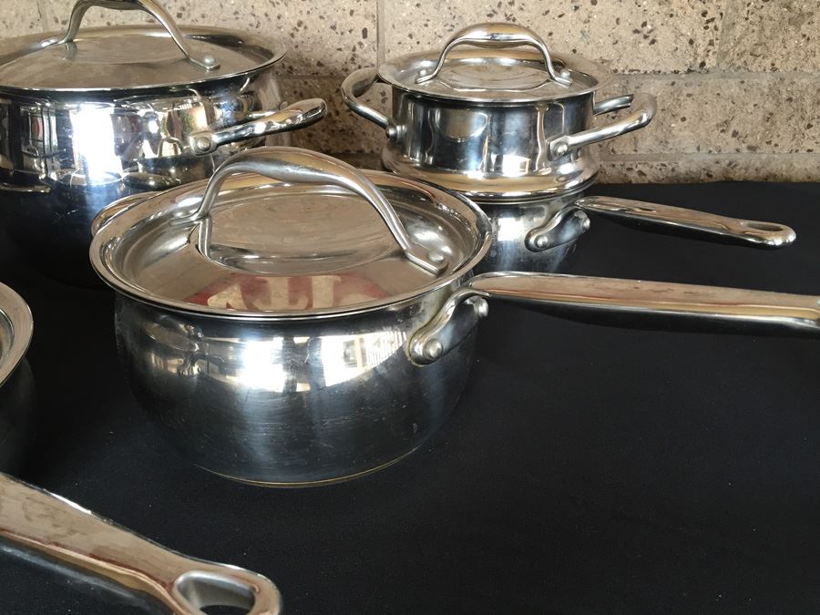 Kirkland Professional Quality Stainless Steel Cookware Pots Pans Made