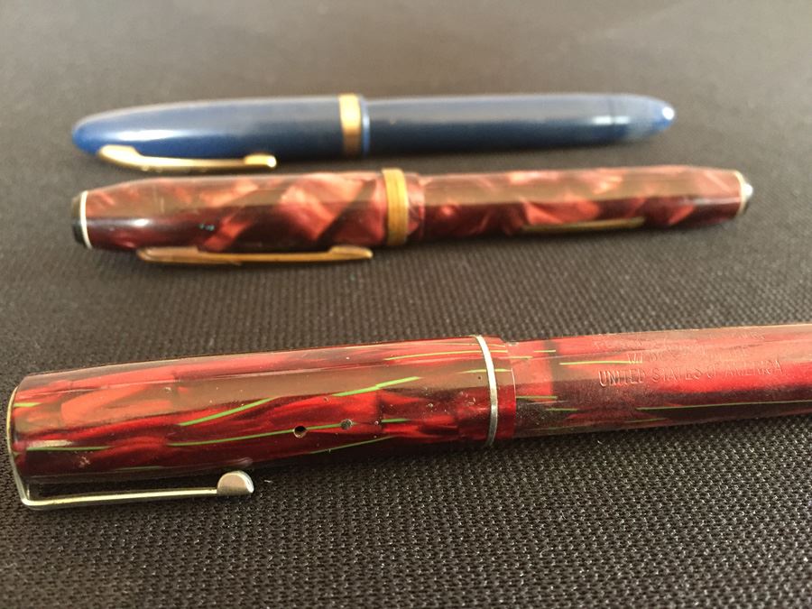Vintage Fountain Pens Watermen's, Sheaffer, Durium Fountain Pen [Photo 1]