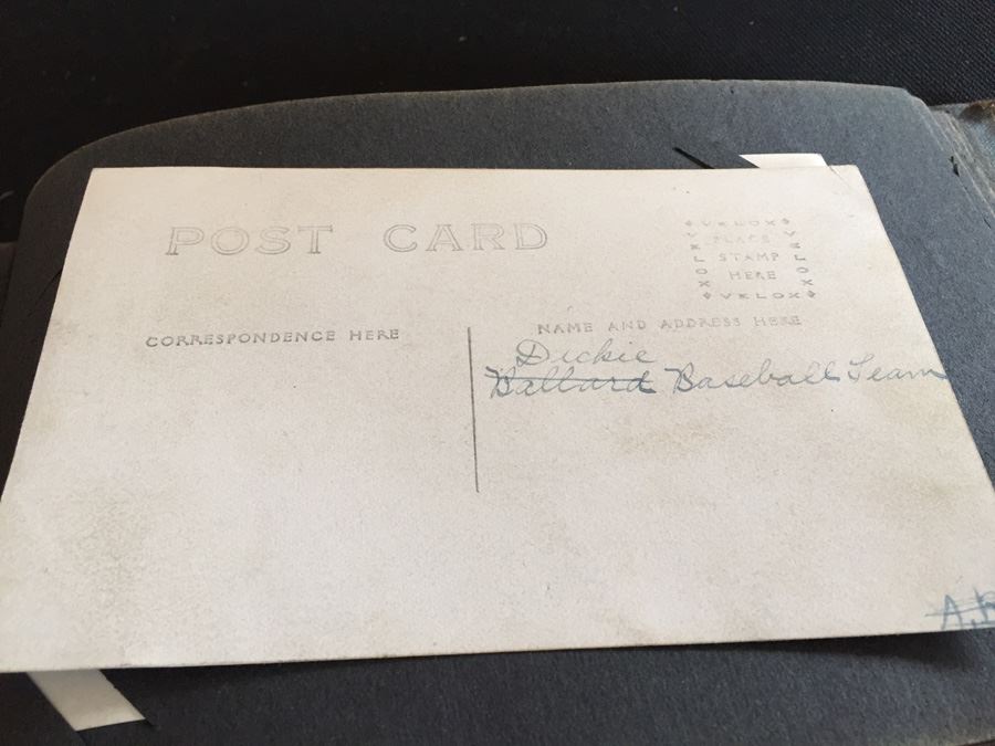 Postal Souvenirs Vintage Photo Scrapbook 1914 Old Baseball Photos And Illustration [Photo 29]