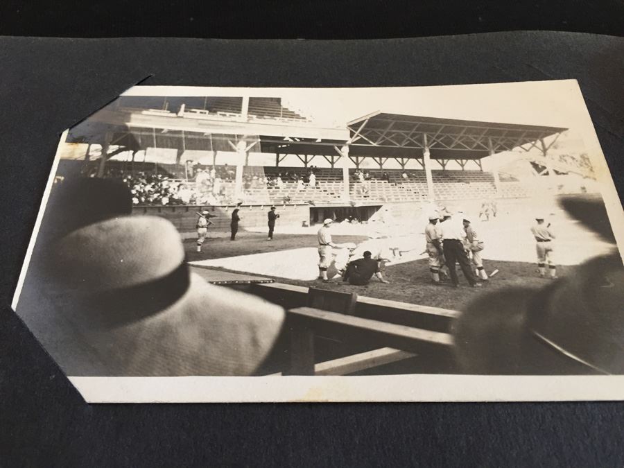 Postal Souvenirs Vintage Photo Scrapbook 1914 Old Baseball Photos And Illustration [Photo 3]