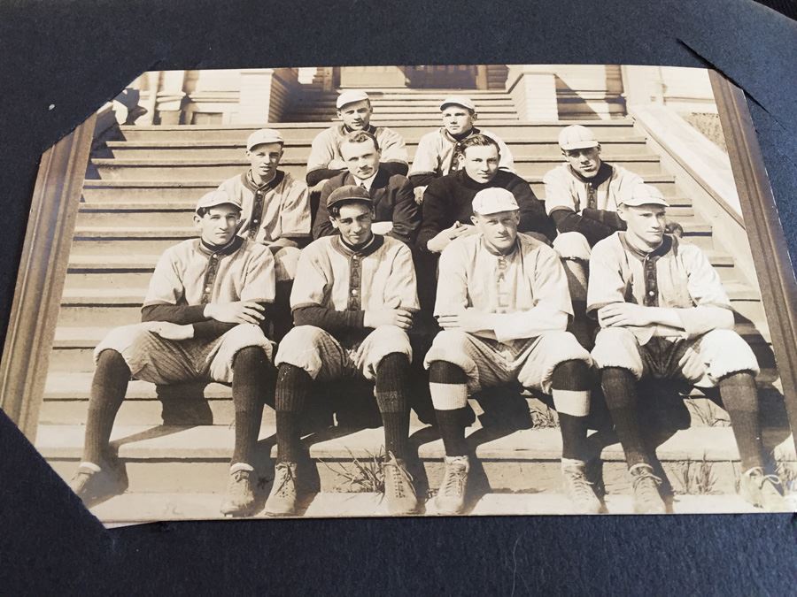 Postal Souvenirs Vintage Photo Scrapbook 1914 Old Baseball Photos And Illustration [Photo 25]