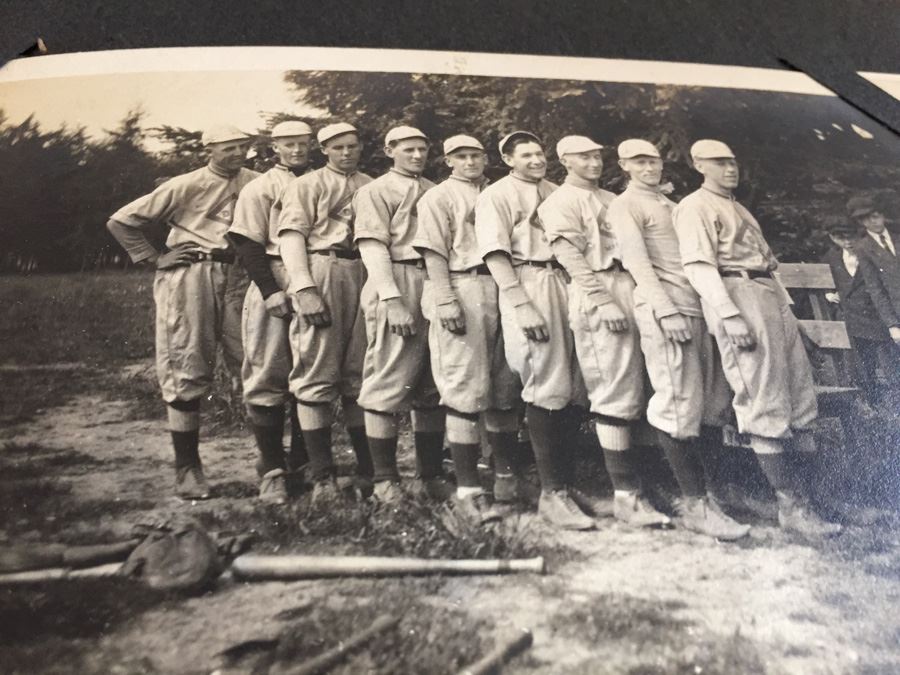 Postal Souvenirs Vintage Photo Scrapbook 1914 Old Baseball Photos And Illustration [Photo 28]