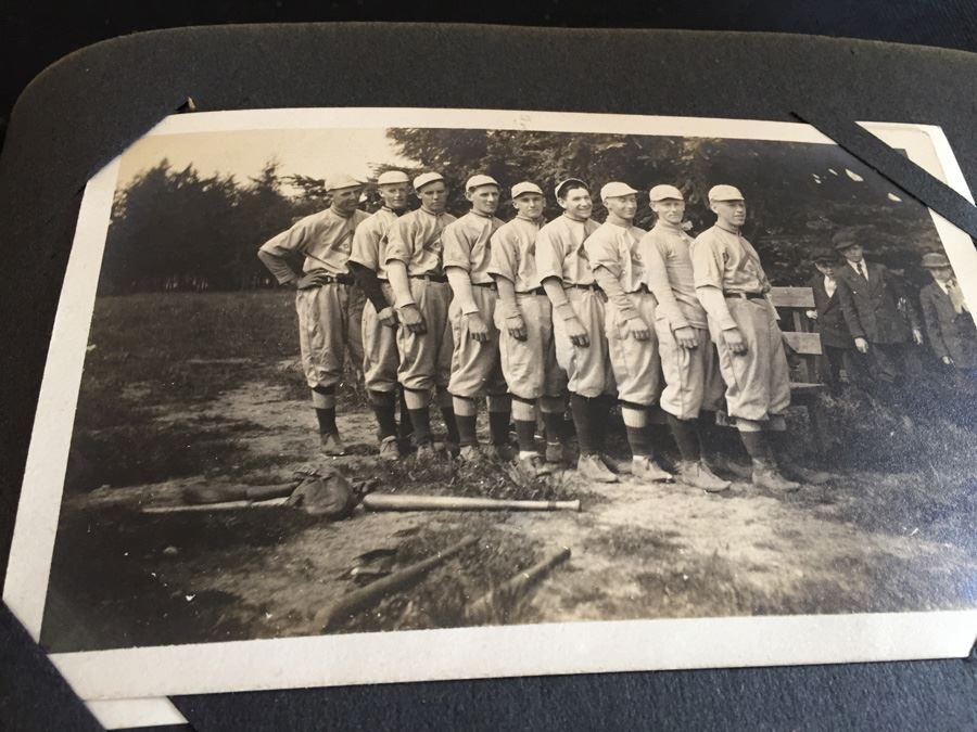 Postal Souvenirs Vintage Photo Scrapbook 1914 Old Baseball Photos And Illustration [Photo 27]