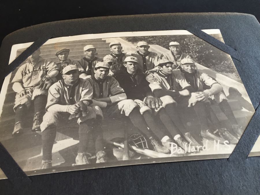Postal Souvenirs Vintage Photo Scrapbook 1914 Old Baseball Photos And Illustration [Photo 31]