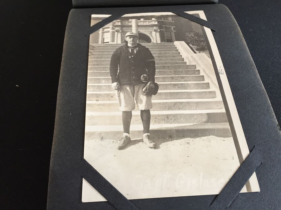 Postal Souvenirs Vintage Photo Scrapbook 1914 Old Baseball Photos And Illustration [Photo 20]