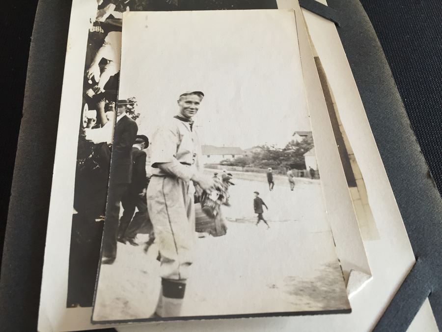 Postal Souvenirs Vintage Photo Scrapbook 1914 Old Baseball Photos And Illustration [Photo 13]