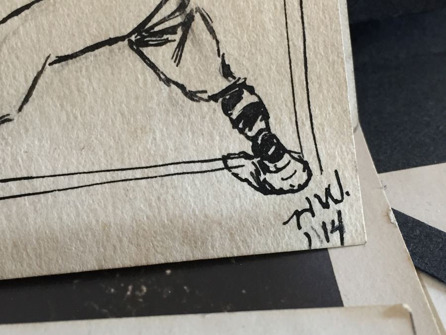 Postal Souvenirs Vintage Photo Scrapbook 1914 Old Baseball Photos And Illustration [Photo 12]