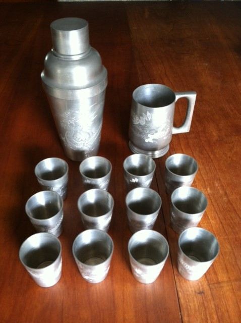Kut Hing Swatow Pewter - 14 Pieces [Photo 1]