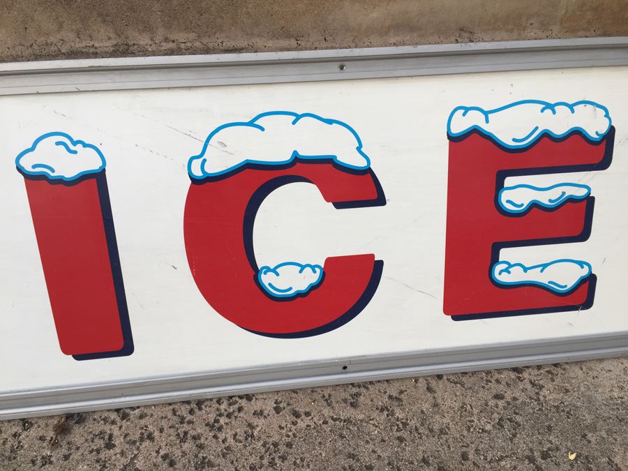 ICE Metal Sign [Photo 2]
