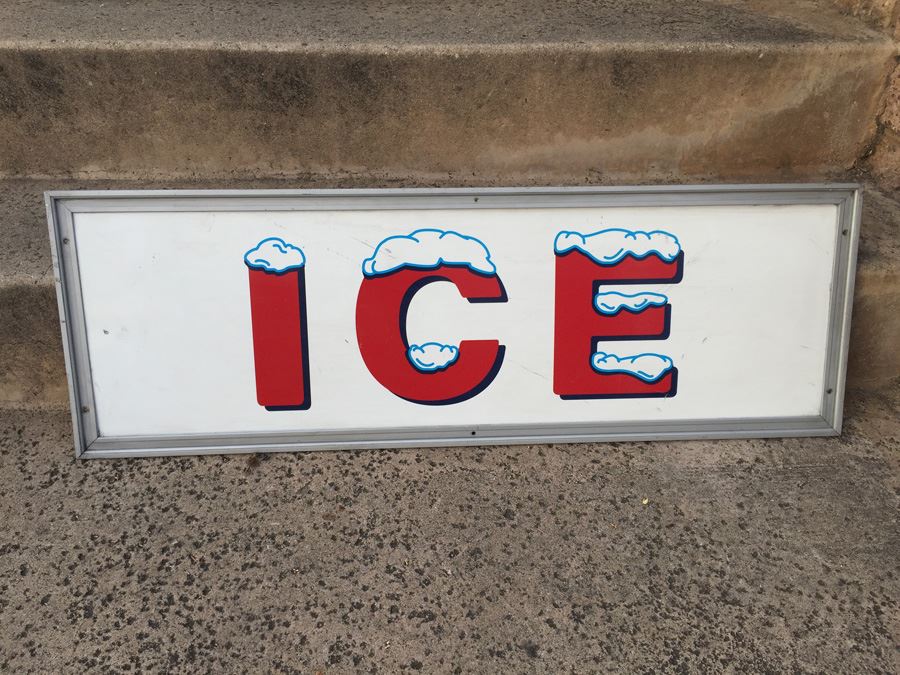 ICE Metal Sign [Photo 1]