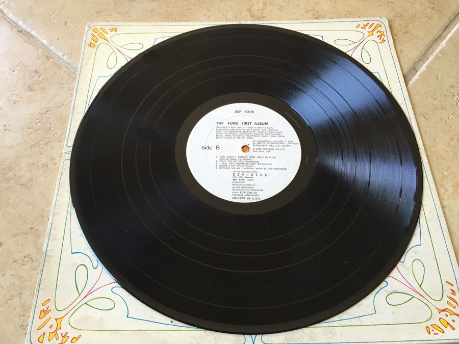 The Fugs ‎- The Fugs First Album - Base Record ‎- ESPS 1018 Vinyl Record Psychedelic Rock  [Photo 5]