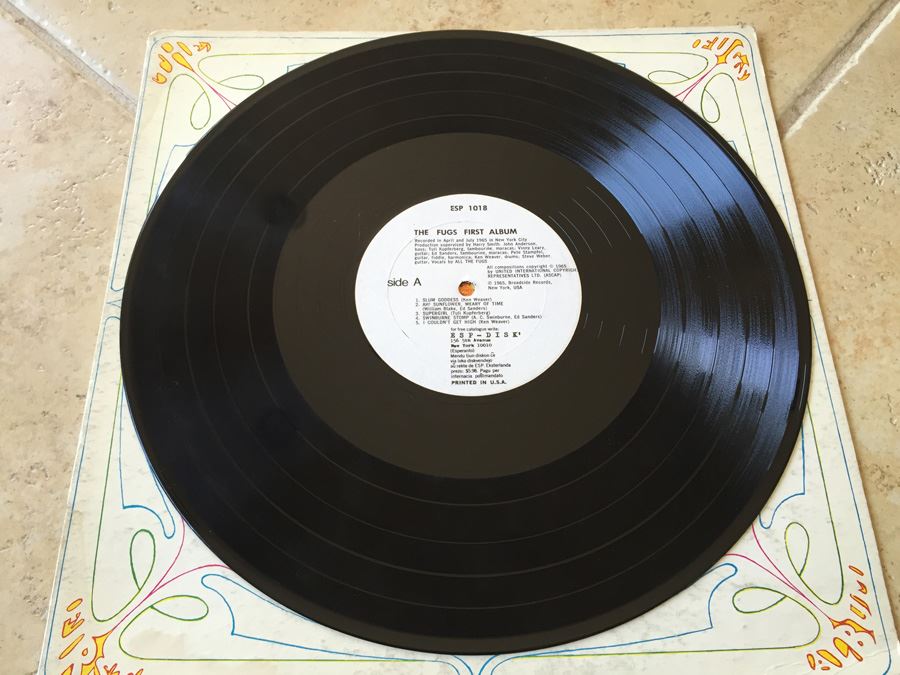 The Fugs ‎- The Fugs First Album - Base Record ‎- ESPS 1018 Vinyl Record Psychedelic Rock  [Photo 3]