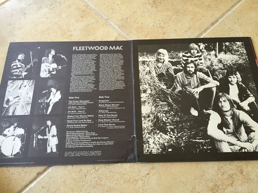 Fleetwood Mac ‎- Fleetwood Mac Greatest Hits - CBS ‎- S 69011 Vinyl Record [Photo 2]