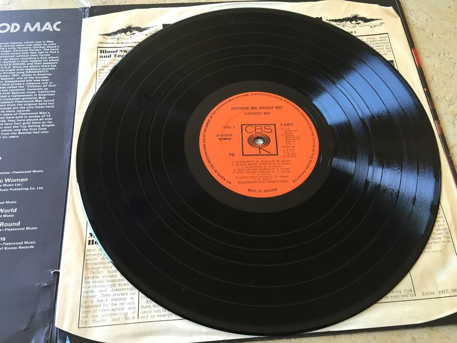 Fleetwood Mac ‎- Fleetwood Mac Greatest Hits - CBS ‎- S 69011 Vinyl Record [Photo 7]