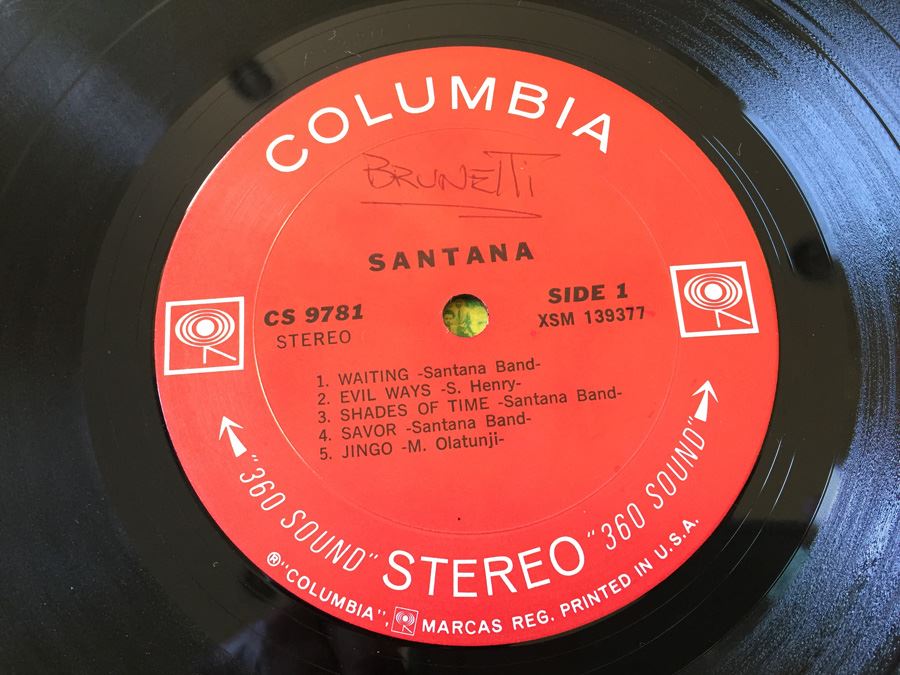 Santana ‎- Santana - Columbia ‎- CS 9781 Vinyl Record [Photo 7]
