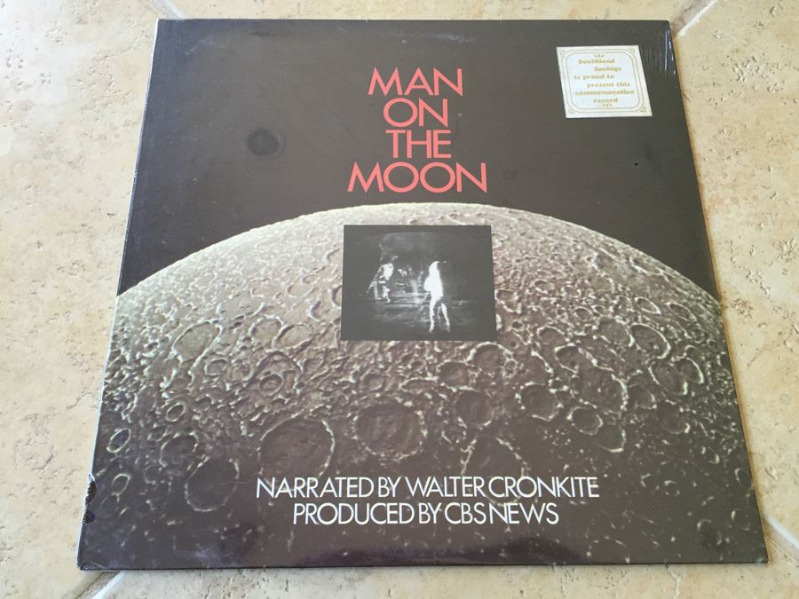 Walter Cronkite ‎- Man On The Moon Sealed Vinyl Record [Photo 1]