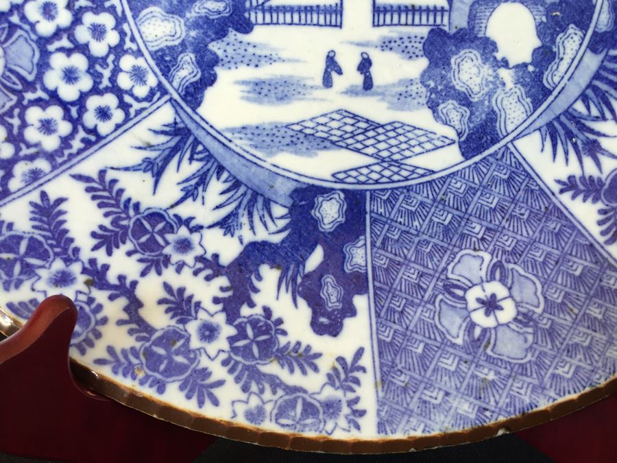 Meiji Period Japanese Charger Plate [Photo 7]
