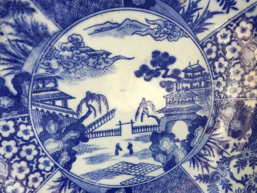 Meiji Period Japanese Charger Plate [Photo 5]