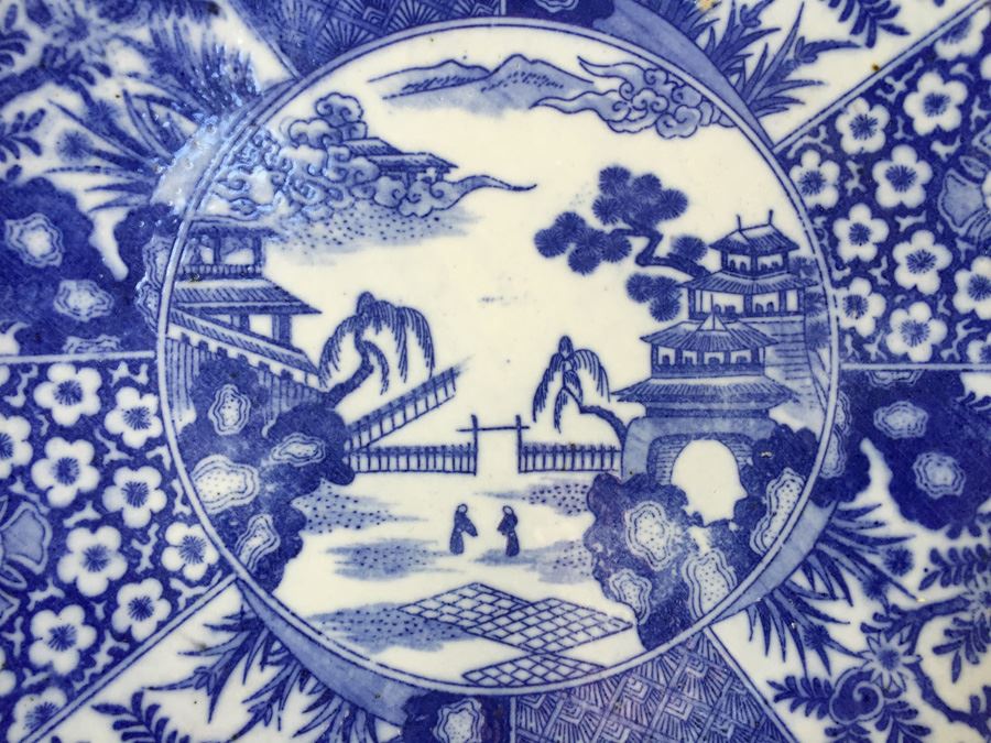 Meiji Period Japanese Charger Plate [Photo 8]