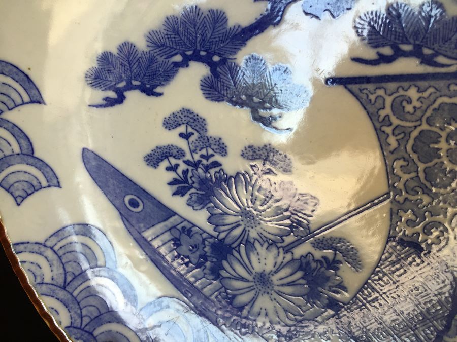 Meiji Period Japanese Charger Plate [Photo 7]