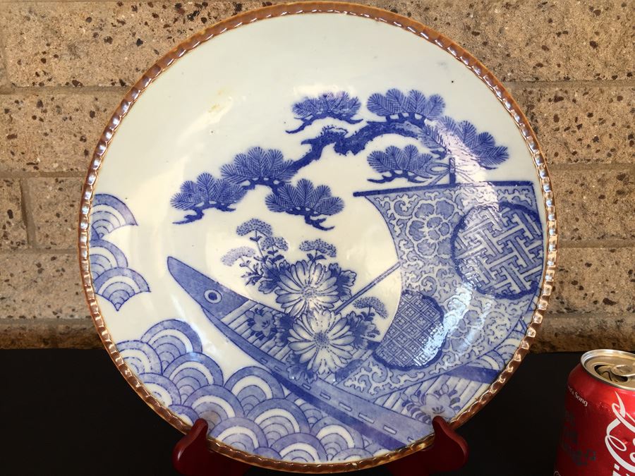 Meiji Period Japanese Charger Plate [Photo 4]