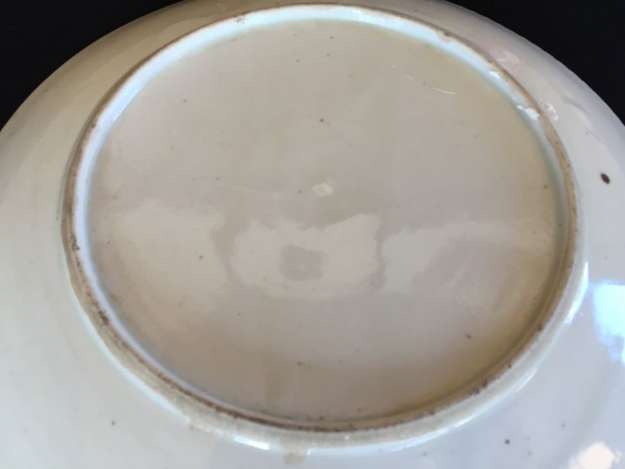 Meiji Period Japanese Charger Plate [Photo 8]