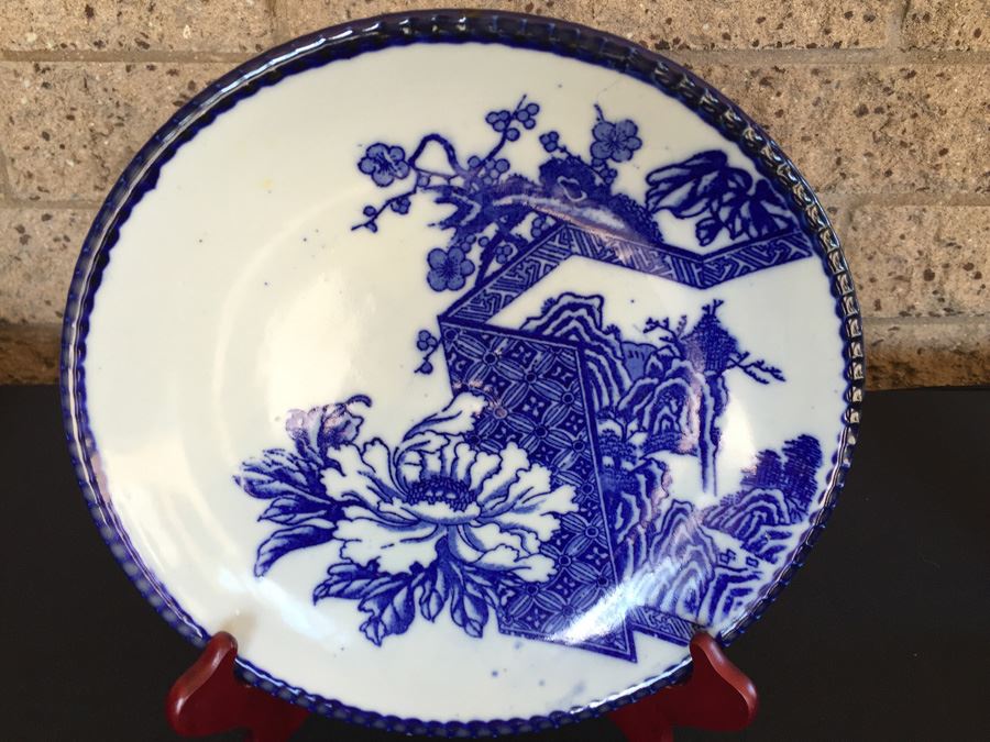 Meiji Period Japanese Charger Plate [Photo 4]