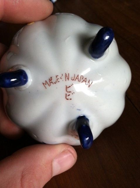 Set of 7 Footed Handpainted Character Scenes Japanese Bowls [Photo 3]