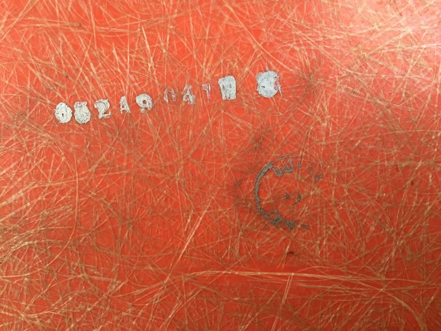 Mid-Century Modern Charles Eames Fiberglass Shell Chair with Wheels by Herman Miller [Photo 4]