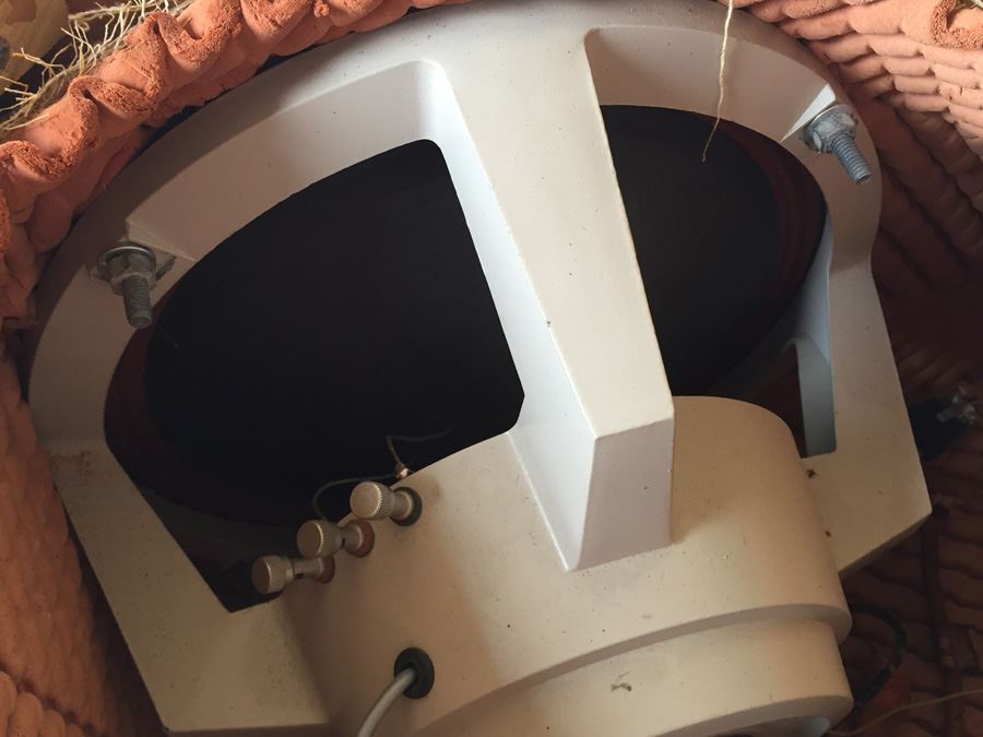 Pair Of Custom Mid-Century Modern End Tables With Marble Tops And Built In Electro-Voice Speaker Cabinets [Photo 14]