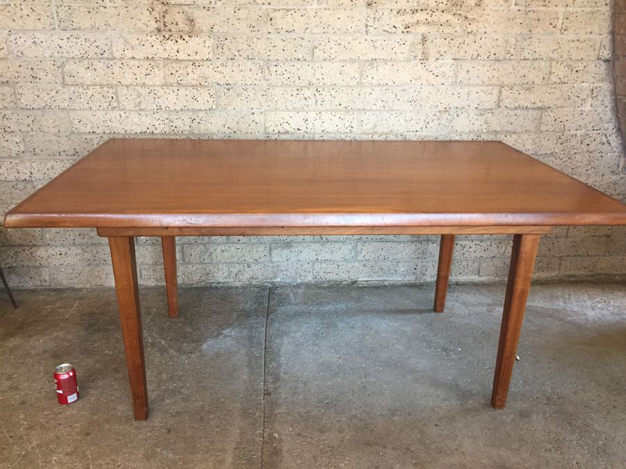 Custom Mid-Century Teak Dining Table [Photo 11]