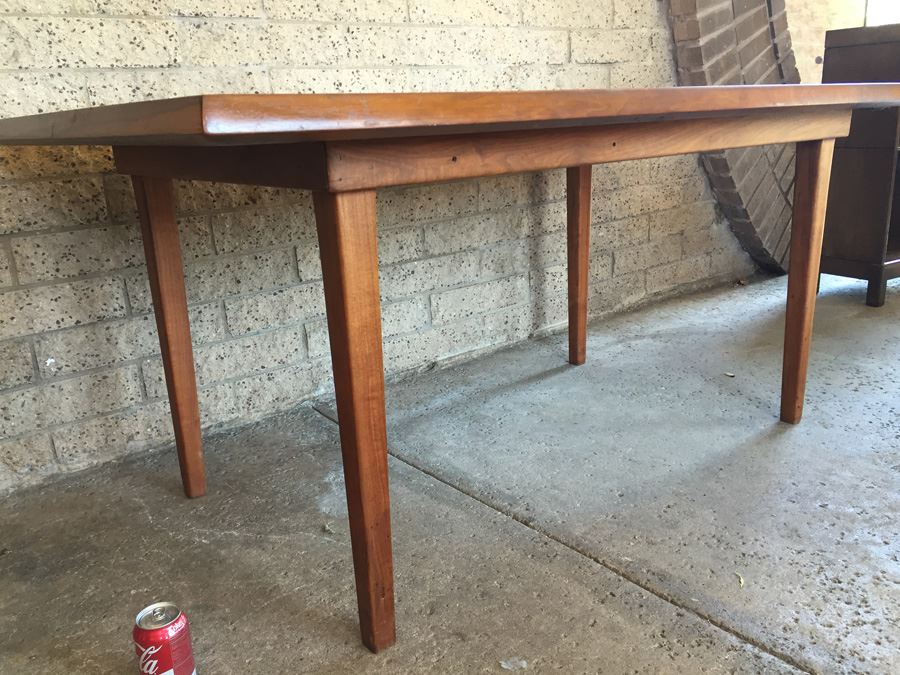 Custom Mid-Century Teak Dining Table [Photo 7]