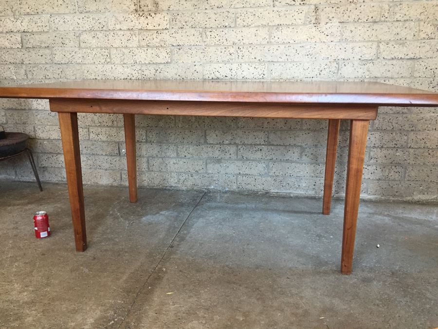 Custom Mid-Century Teak Dining Table [Photo 9]
