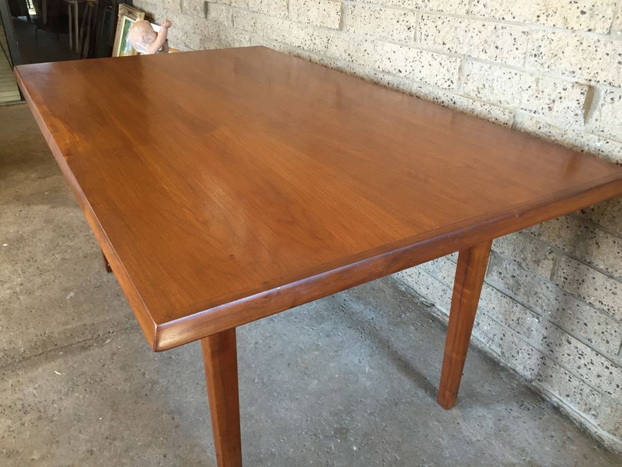 Custom Mid-Century Teak Dining Table [Photo 3]