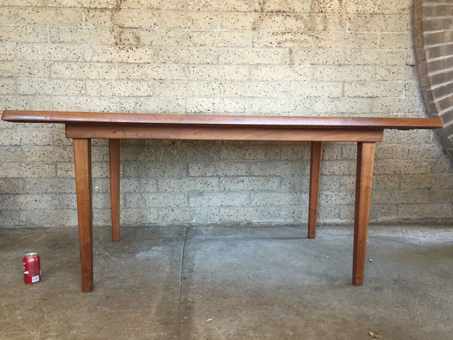 Custom Mid-Century Teak Dining Table [Photo 2]
