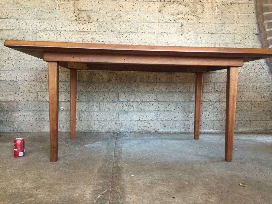 Custom Mid-Century Teak Dining Table [Photo 10]