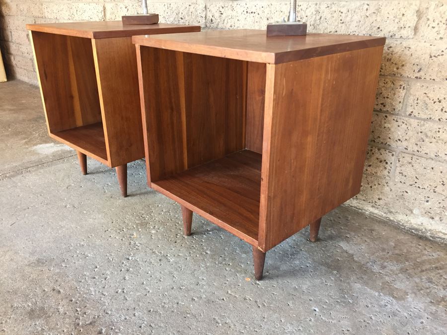 Pair Of Custom Mid-Century End Tables [Photo 8]