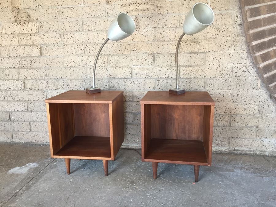 Pair Of Custom Mid-Century End Tables [Photo 7]