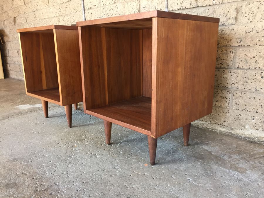 Pair Of Custom Mid-Century End Tables [Photo 3]