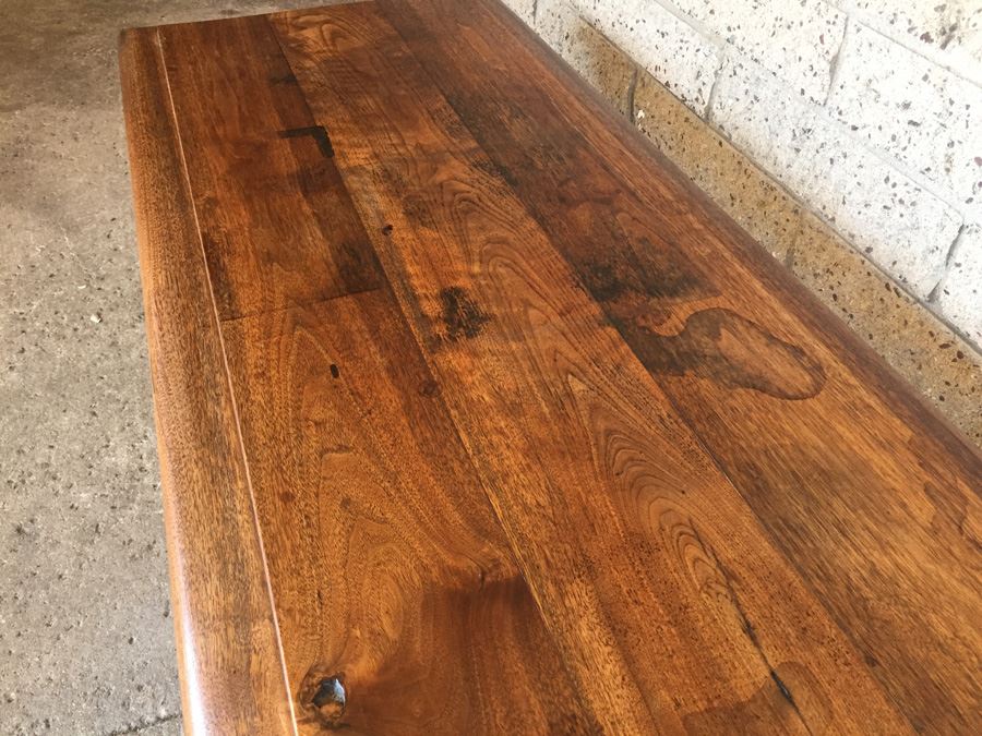 Custom Coffee Table With Wrought Iron Legs [Photo 9]