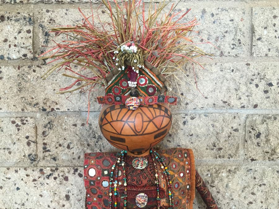 Custom One-Of-A-Kind Ethnic Figure Doll Signed By Linda McInnis  [Photo 7]