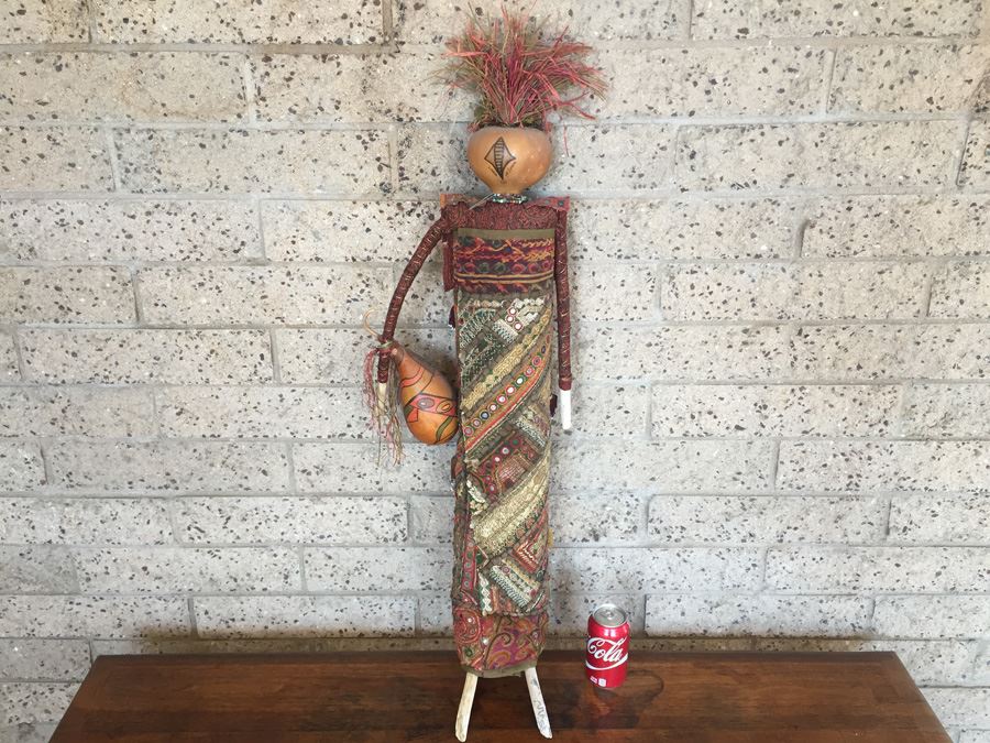 Custom One-Of-A-Kind Ethnic Figure Doll Signed By Linda McInnis  [Photo 19]