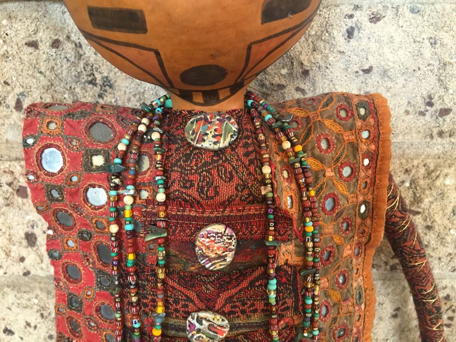 Custom One-Of-A-Kind Ethnic Figure Doll Signed By Linda McInnis  [Photo 8]