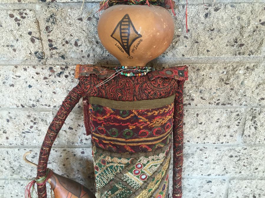 Custom One-Of-A-Kind Ethnic Figure Doll Signed By Linda McInnis  [Photo 18]