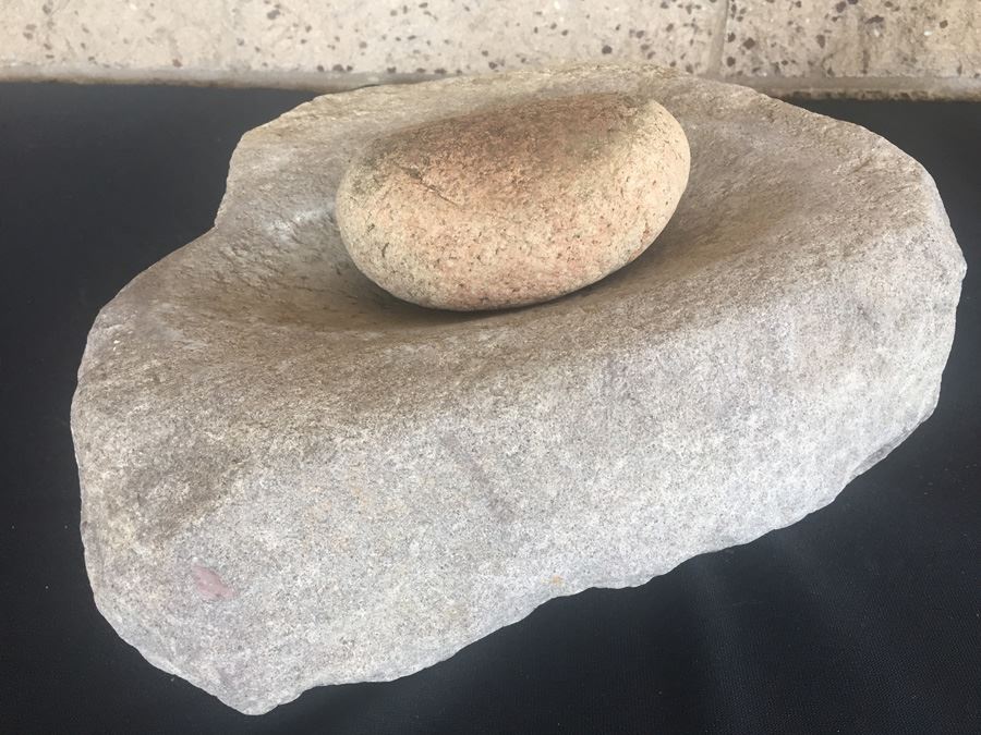 Native American Metate And Mano Grinding Stone [Photo 4]