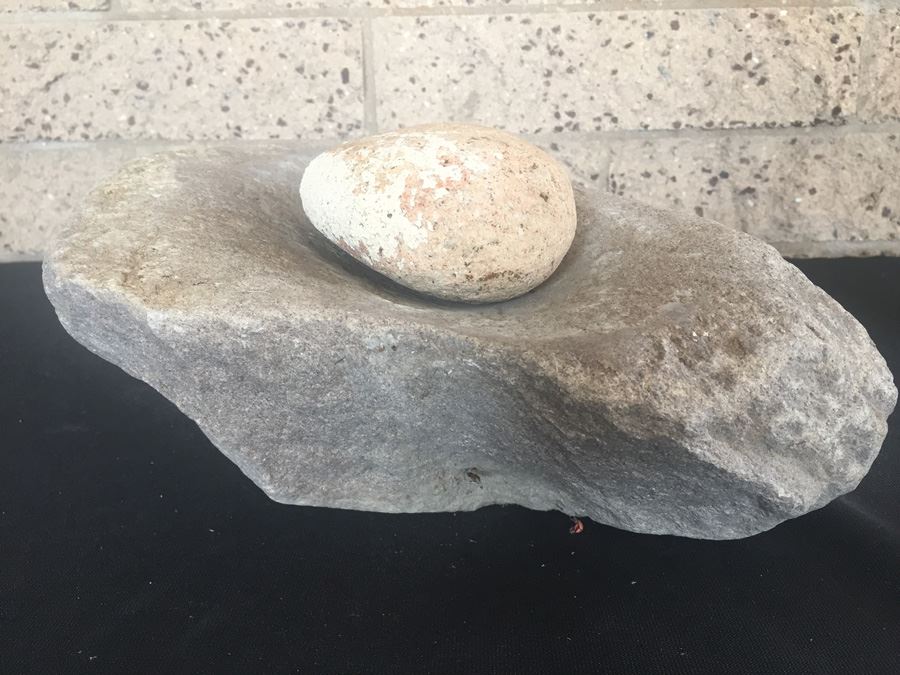 Native American Metate And Mano Grinding Stone [Photo 8]